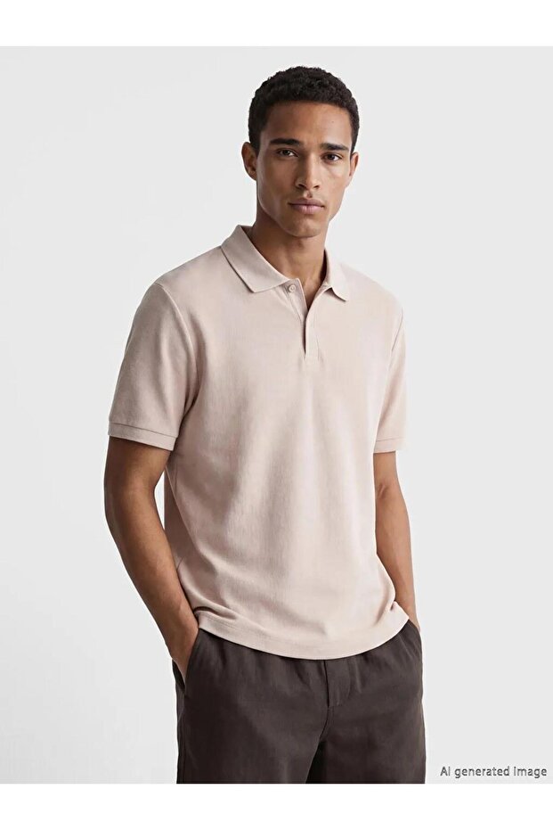 Polo Collar Men's T-Shirt (S6)