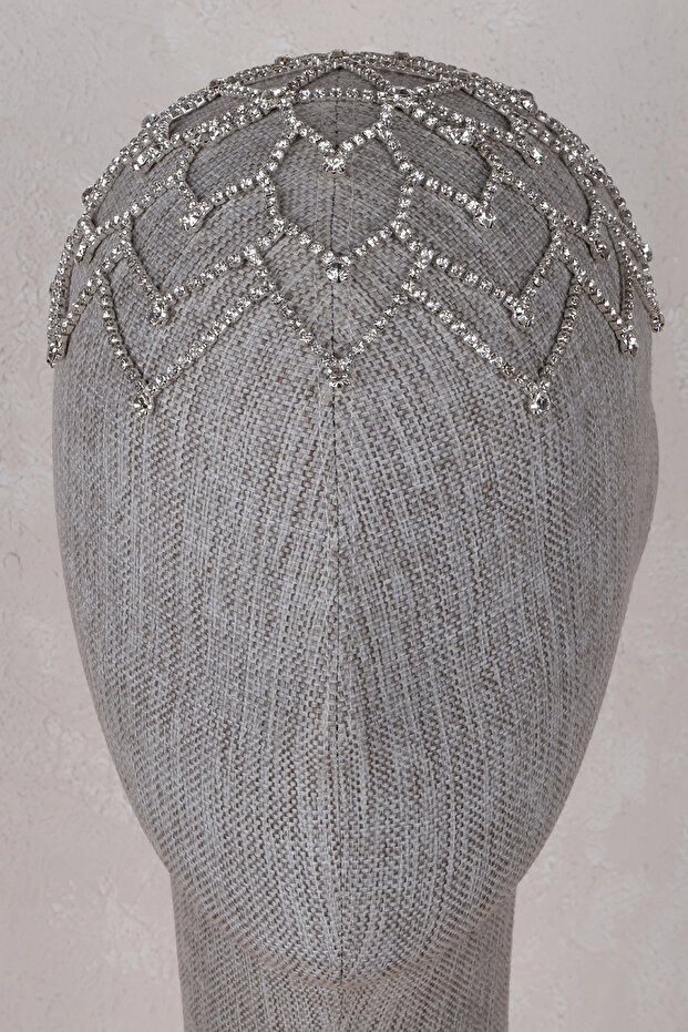 Luxurious Crystal Stone Bridal Hair Accessory, Henna Night Evening Dress Elegance