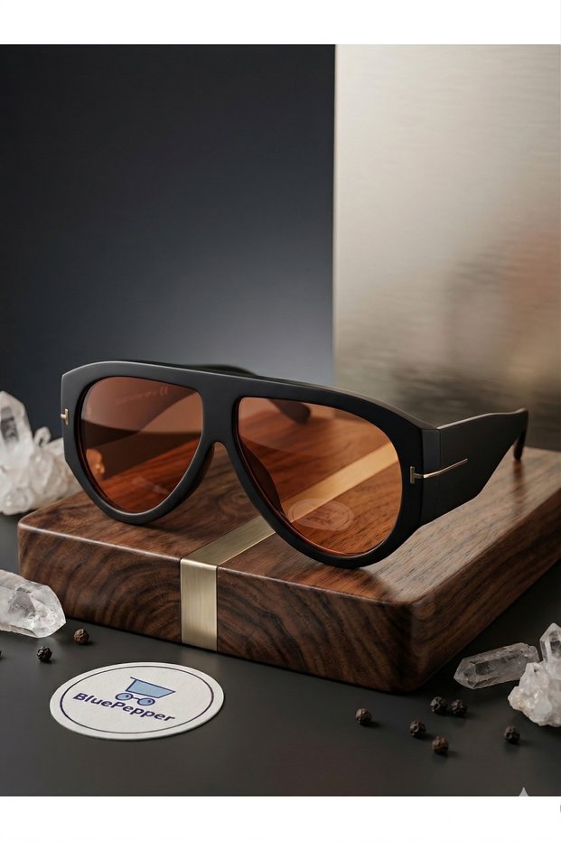 Attention-Getting Cool Sunglasses with t Accessories and Drop-Frame Design Orange Frame Glasses