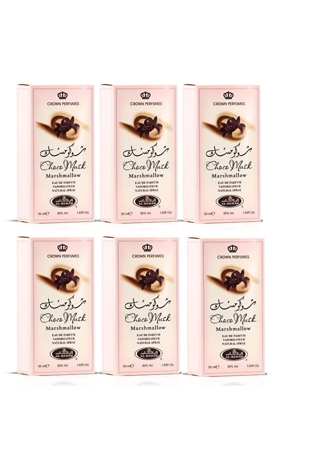 Choco Musk Marshmallow Eau de Parfum Unisex 50ml (Pack of 6)