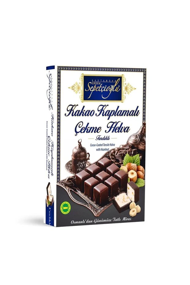 Kastamonu Famous Pull Halva with Cocoa Coated Hazelnuts 160g