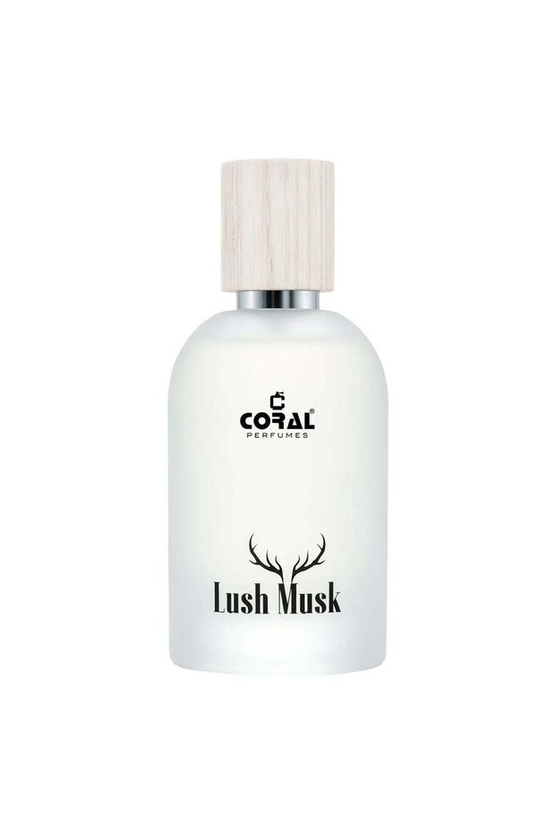 Coral Lush Musk Perfume For Men & Women | Long Lasting Unisex Fragrance | Warm Amber & Aromatic Musk with Saffron & Rose Accords Eau de Parfum – 50ml | Crafted in Dubai by Coral Perfume