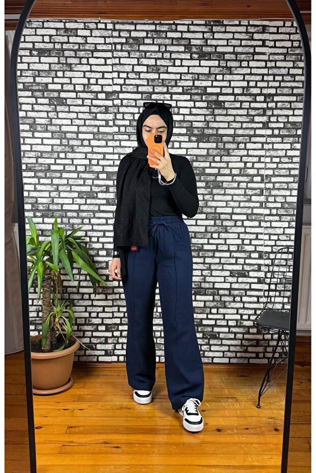 Palazzo Pants Muslin 100% Cotton Double Layer Fabric