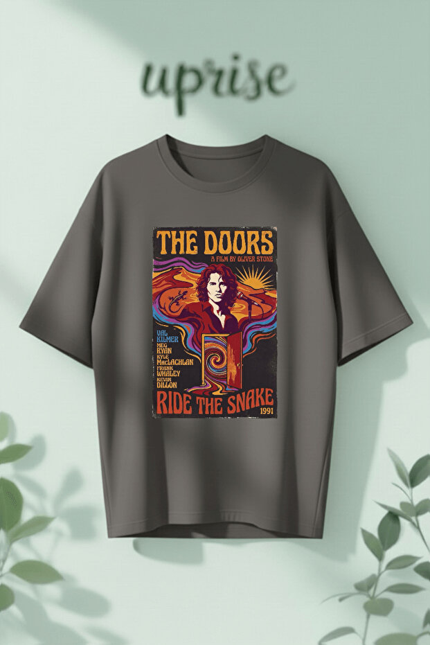 The Doors Printed Cotton Oversize T-Shirt