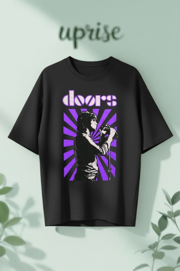 The Doors Printed Cotton Oversize T-Shirt