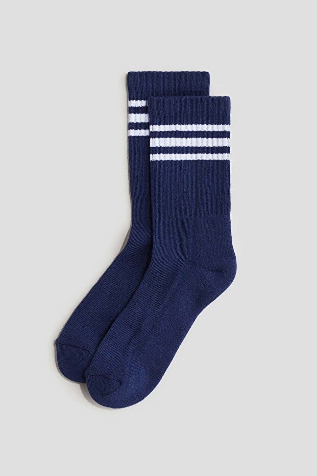 5-pack ribbed socks - 2