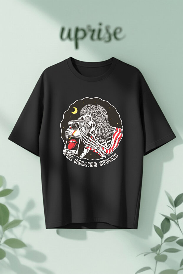 The Rolling Stones Printed Cotton Oversize T-Shirt