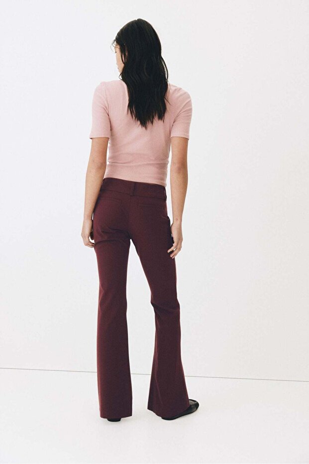 Flared tailored trousers - 3