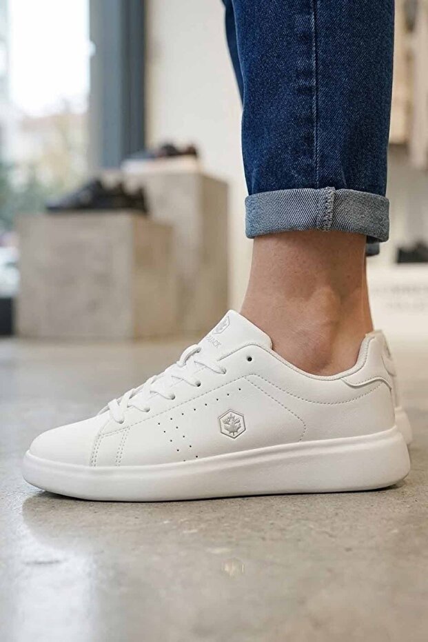 Women's White Sneaker - Casual Comfortable Sports Shoes