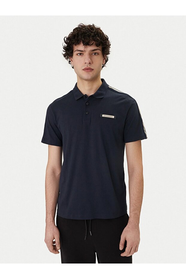 7M001477Af10375-Ub102 Train Logo Series m Men's Polo T-Shirt