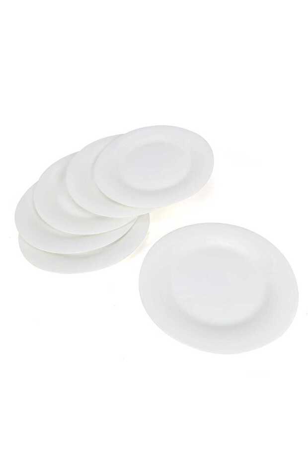 Opal Dinner Plate, 6 Pcs, 11 inch, White