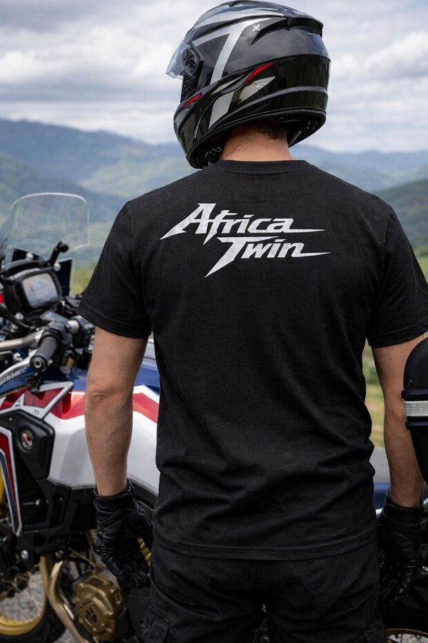 Africa Twin Dtf Iron-On Textile Printing Sticker Set – 2 Large + 4 Small | T-Shirt, Vest, and Jacket Compatible