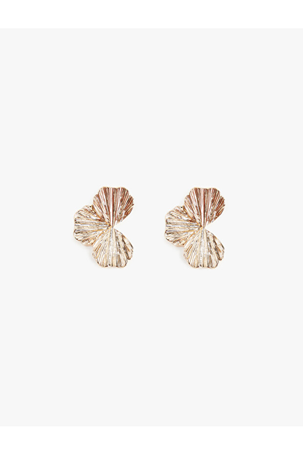 Large Size Leaf Earrings - 1
