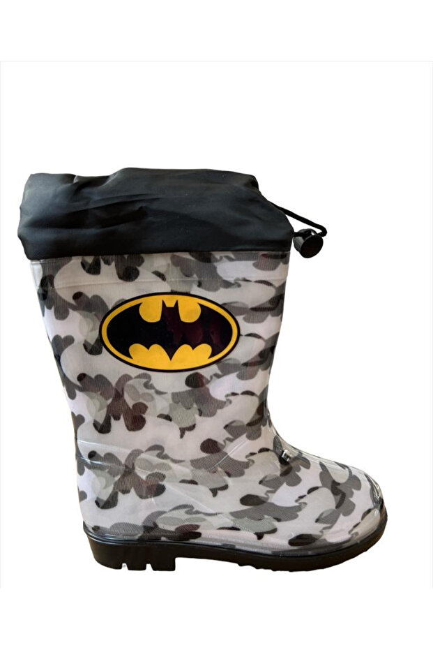 Laced Rubber Boots, - 1