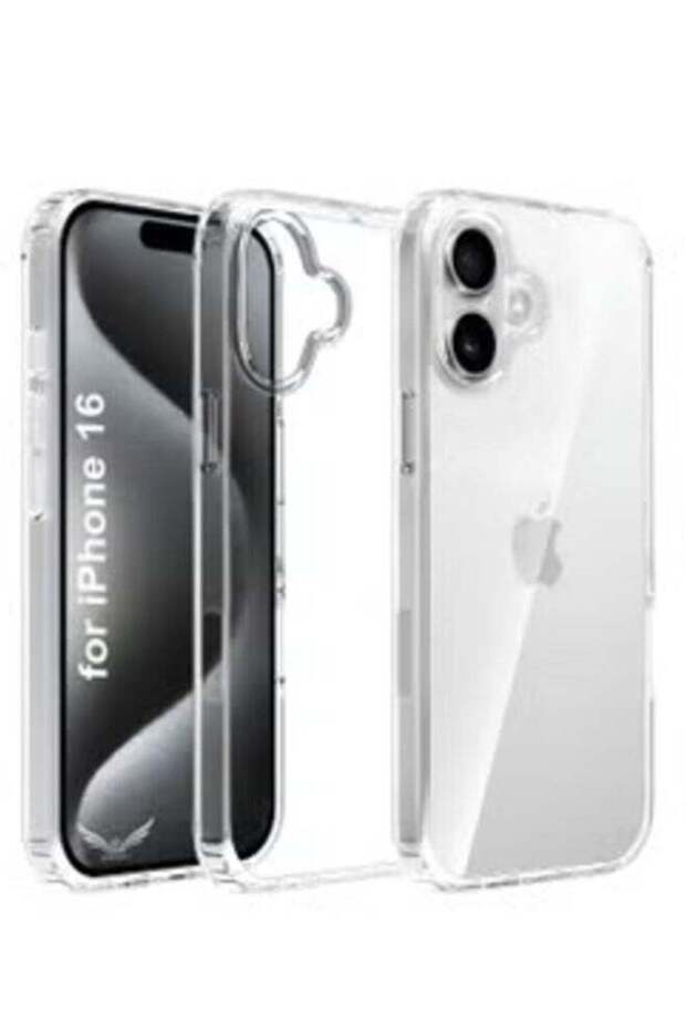 6.1 Inch iPhone 16 Crystal Clear TPU Case – Slim, Shockproof, and Anti-Scratch Protection