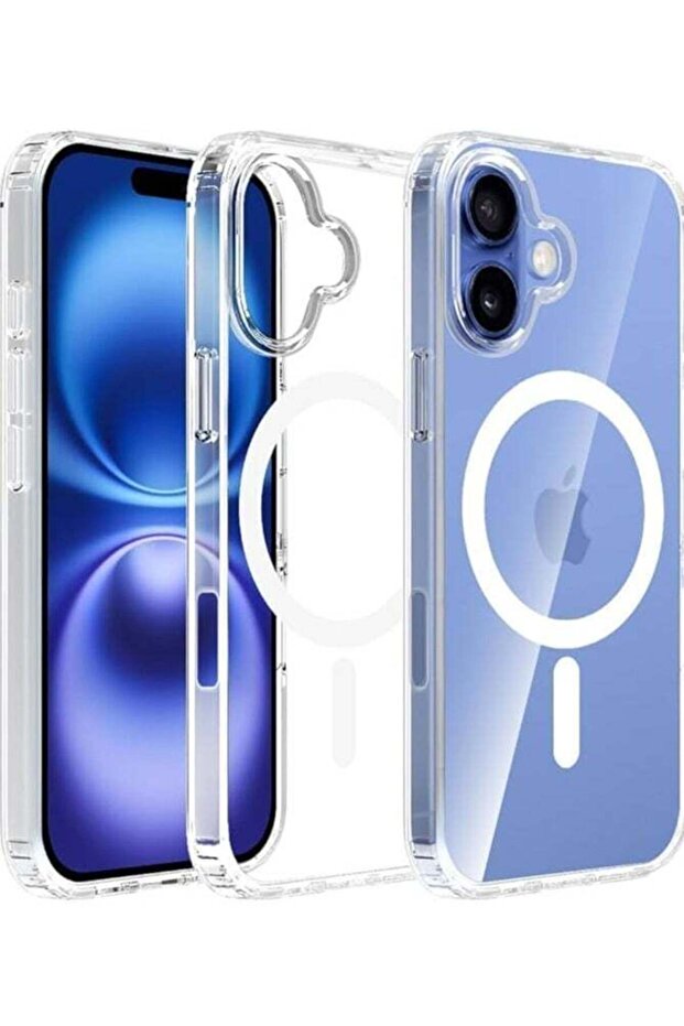 iPhone 16 Plus Magnetic Case - Durable Clear Back with Scratch Resistance by AHN