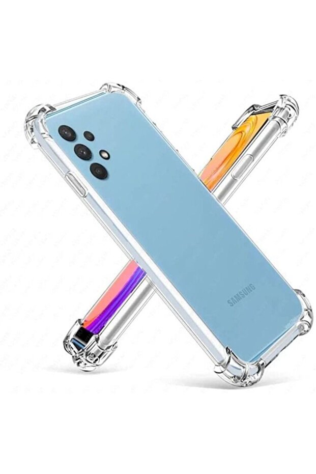Samsung Galaxy A32 5G Case Cover Protective Shock Absorption Bumper soft Transparent Case (Clear)
