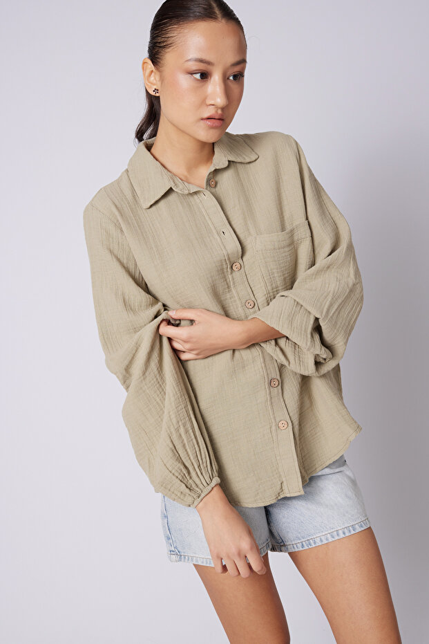 Single Pocket Cotton Shirt
