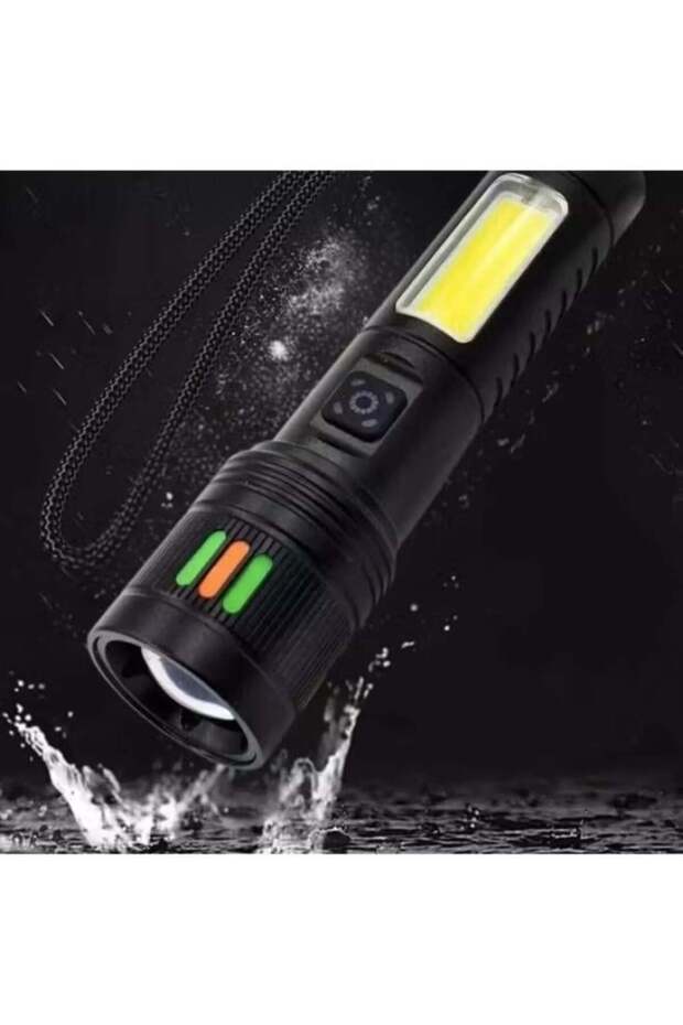 كشاف يدوي مقاوم للماء LED