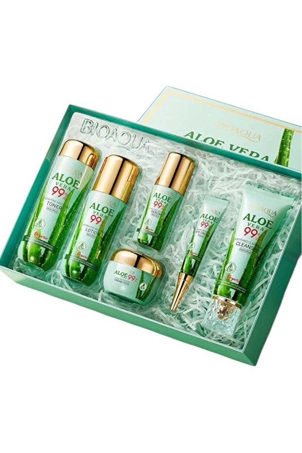 Aloe Vera Skincare 6 pcs Set suitable for all skin types