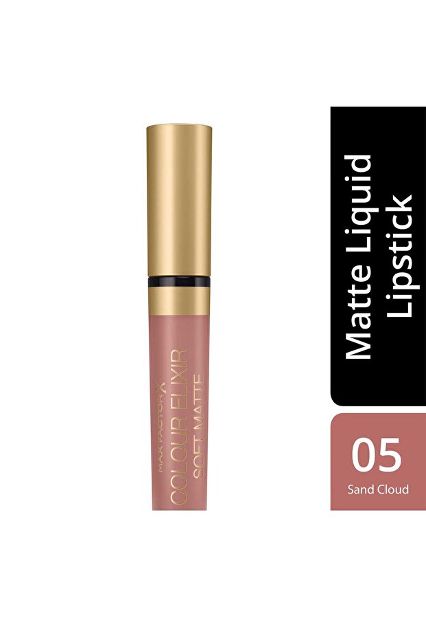 Colour Elixer Soft Matte Liquid Lipstick Sand Cloud 05