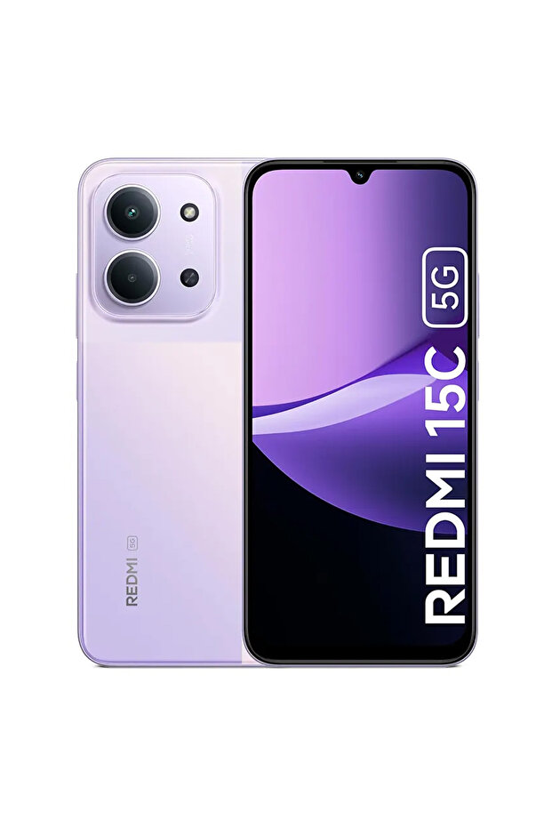 15C 5G Smartphone, 8 GB RAM, 256 GB Storage, Dusk Purple