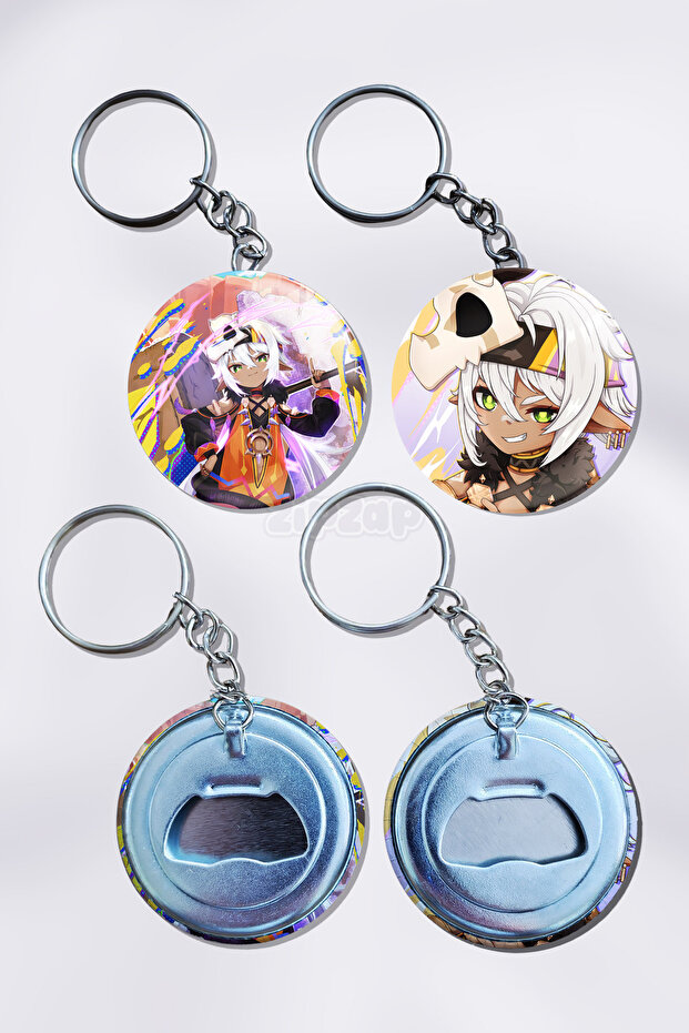 Iansan Genshin Impact Bag Ornament Keychain Charm (2 Pcs)