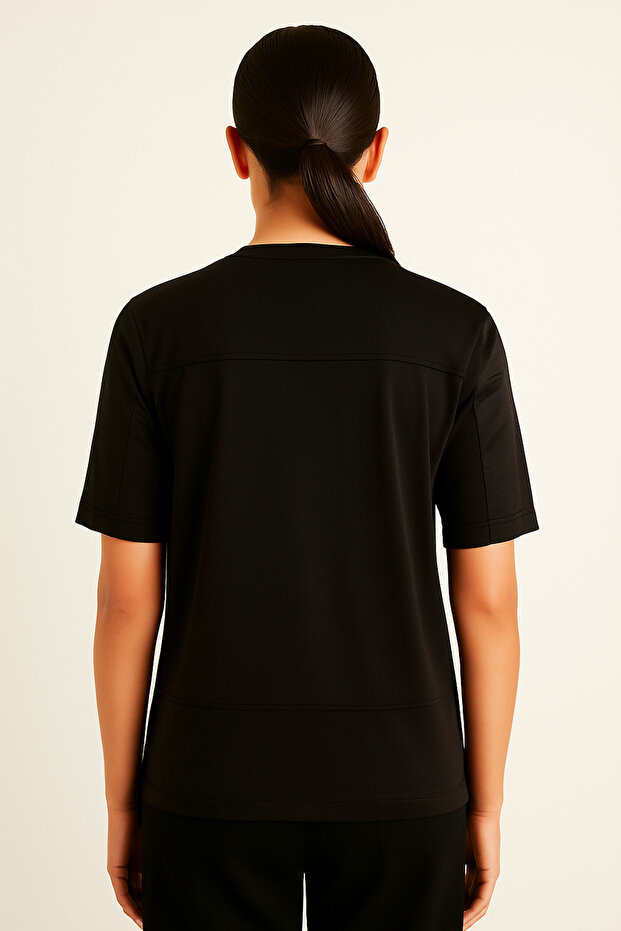 MIXED MEDIA TEE - 3