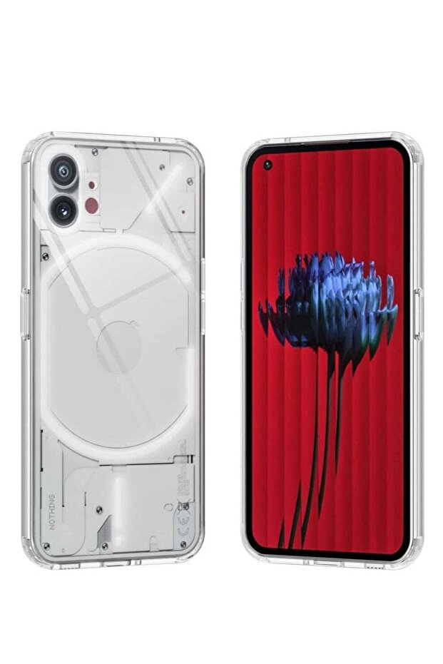 ELTERAZONE Compatible with Nothing Phone 1 Case Clear Slim Protective Shockproof [Military Grade Dro
