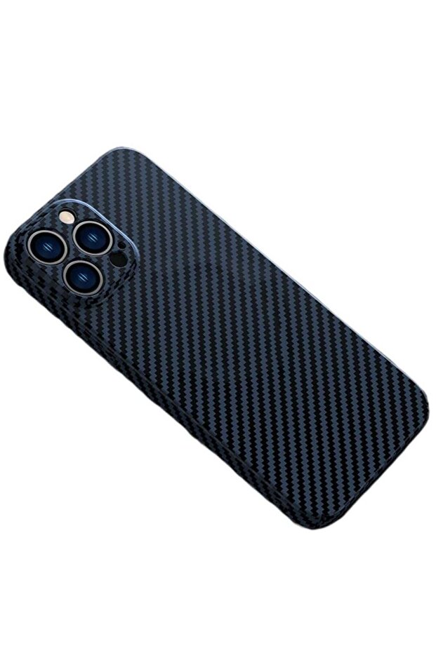 Personality Handsome Light Thin Carbon Fiber Pattern PC Phone case Compatible with iPhone 15 Pro Uni