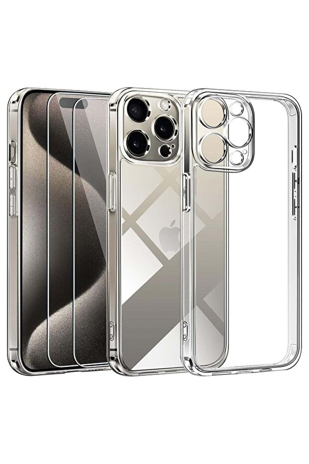 Clear Case Compatible with iPhone 15 Pro Max 6.7" [Long Lasting Clarity] [Military Grade Drop Protec