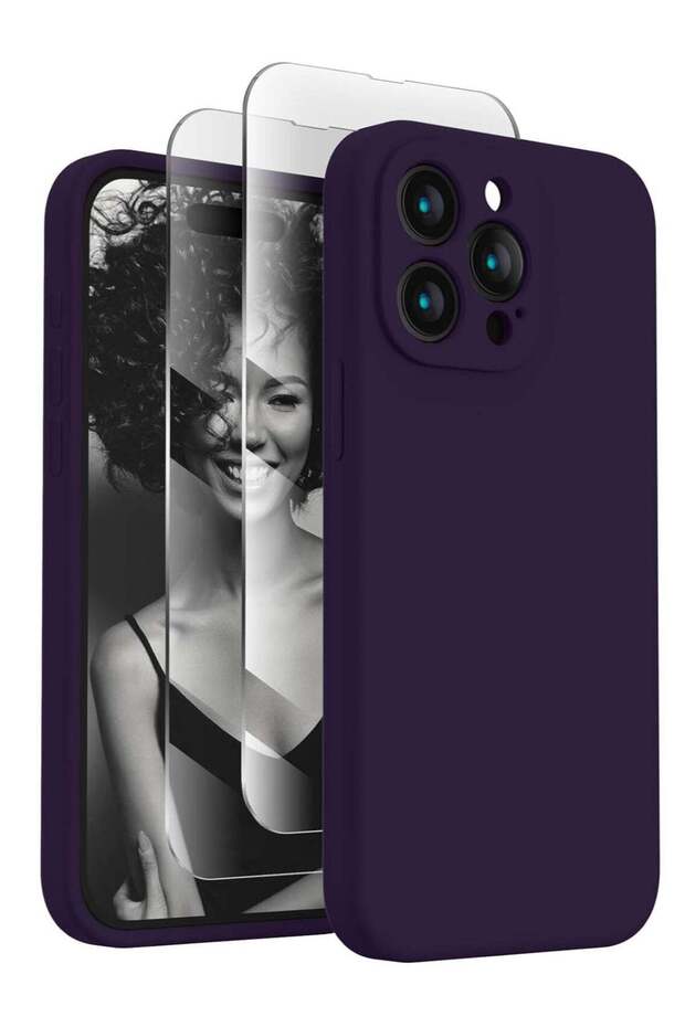 Designed for iPhone 15 Pro Max Case, Silicone Upgraded [Camera Protection] for iPhone 15 ProMax Case