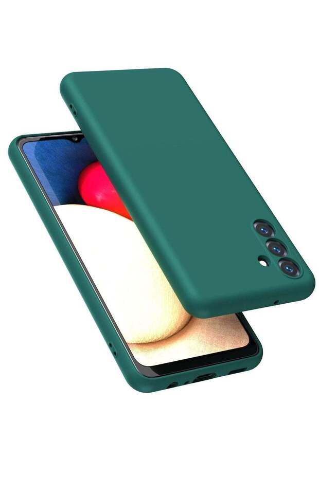 Case for Galaxy A13 5G, Liquid Silicone Case with Soft Microfiber Lining Thickening Shockproof Desig