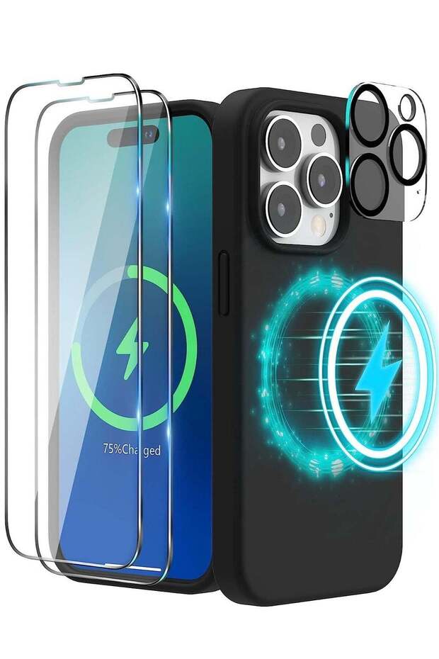 Magnetic Case Designed for iPhone 14 Pro Max Case 6.7 inch (2022), Compatible with MagSafe, Liquid S
