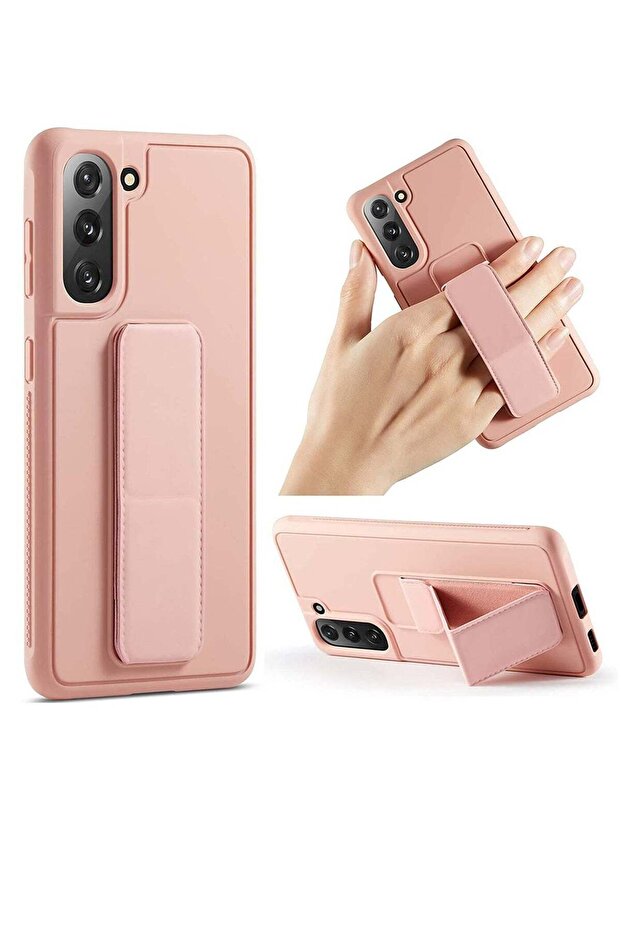 Compatible with Samsung Galaxy S22 Plus Slim Hard Silicone Gel Rubber Premium TPU Fold-able Magnetic