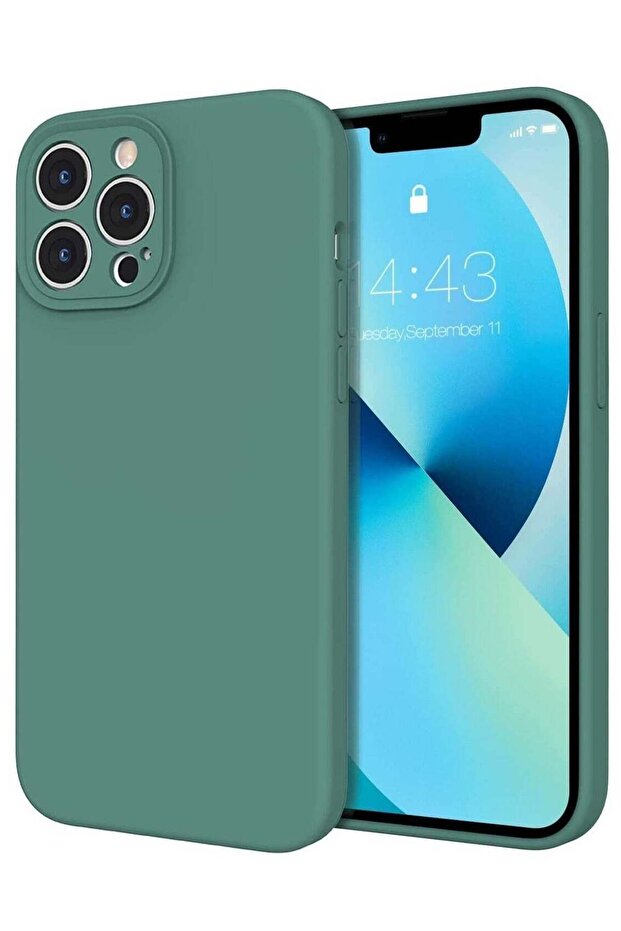 Silicone Case Compatible with iPhone 14, Soft Liquid Gel Rubber Cover Shockproof Bumper Anti-Scratch