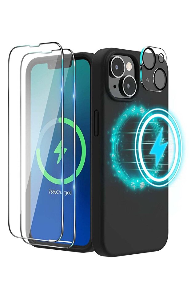 Magnetic Case Designed for iPhone 14 Case 6.1 inch (2022), Compatible with MagSafe, Liquid Silicone