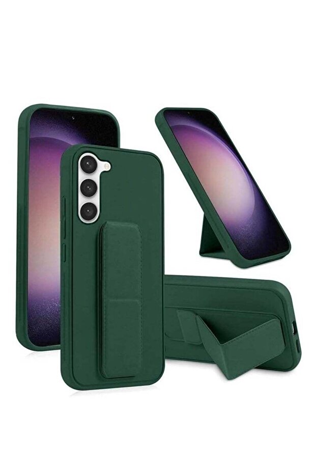Samsung Galaxy S24 Plus Case Cover | Premium Silicone | Vertical & Horizontal Hand Strap | Magnetic
