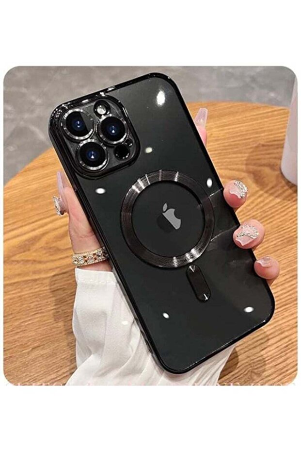 Magnetic Case for iPhone 14 Pro Max Case [Compatible with MagSafe] Camera Lens Protector Plating Lux