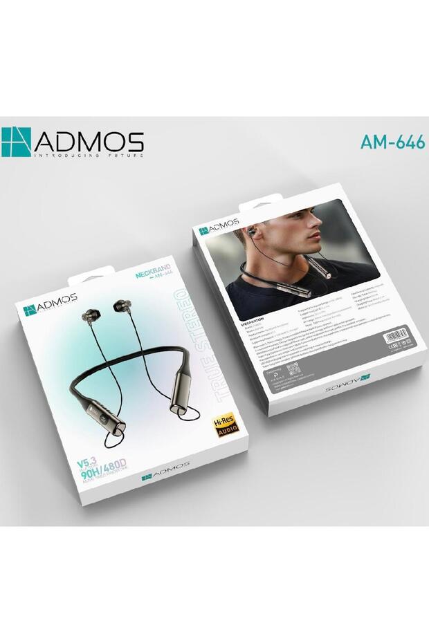 سماعة بلوتوث لاسلكية للرقبة طراز AM-646