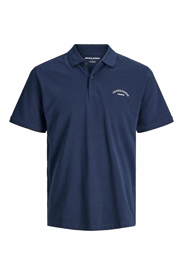 Jack Jones College Logo Regular Fit Men's Polo Neck T-Shirt 12288360