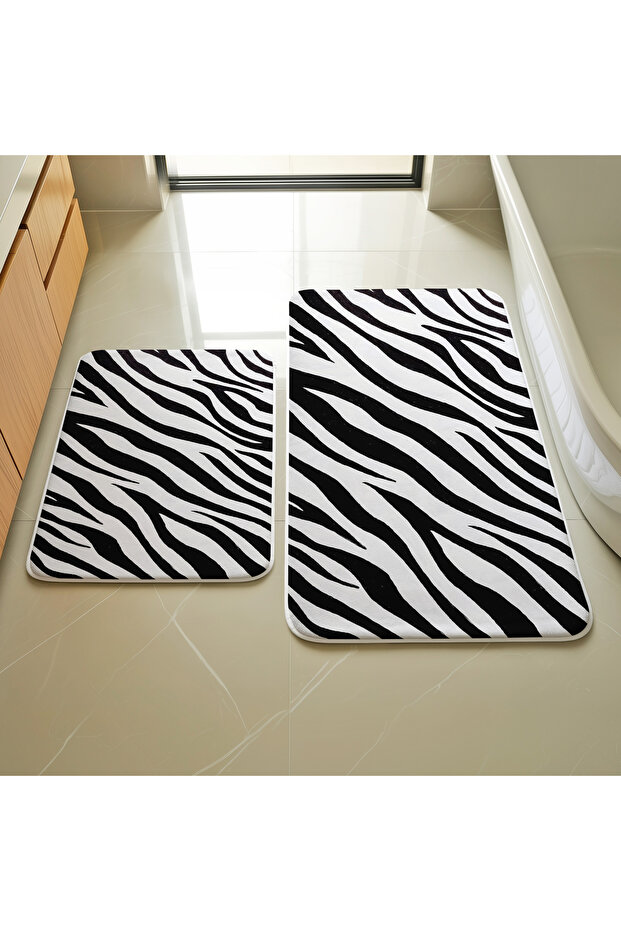 Zebra Pattern 2-Piece Mop Set M89
