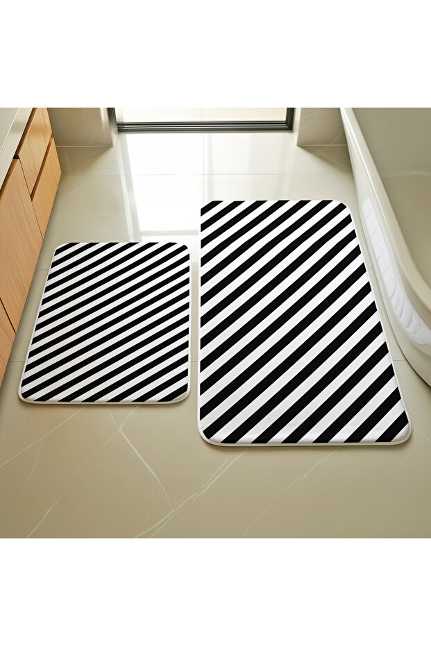 Striped 2-Piece Mat Set M111