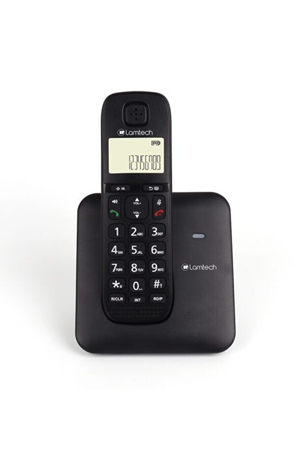 CORDLESS PHONE SYSTEM BLACK - 1