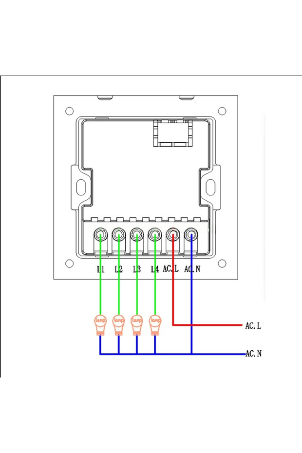 Anjielo Smart Switch Home Automation Zigbee 4-button Touch Switch - 2