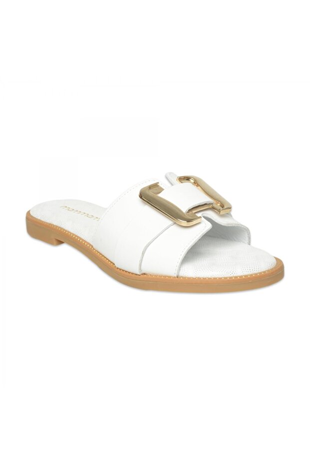 D26Yt-1430 Daily White Women's Slippers