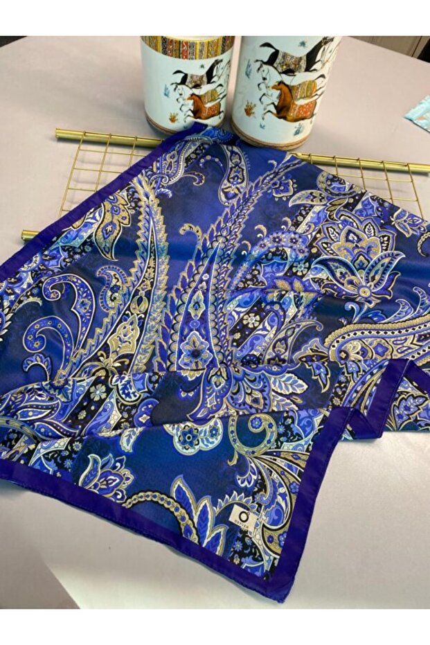 Pearl Night Pattern Cotton Silk Shawl-10004-