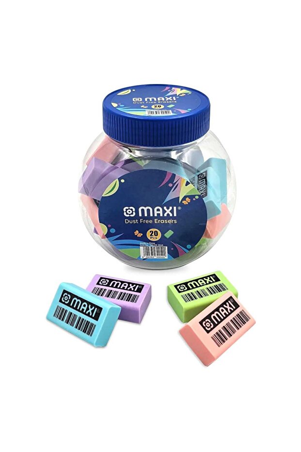 Classic Dust Free Eraser, Medium, White