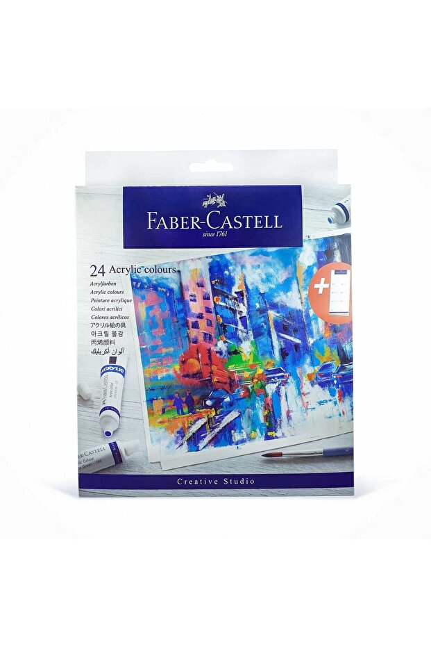 Acrylic Colors Set 9ml 24Tubes