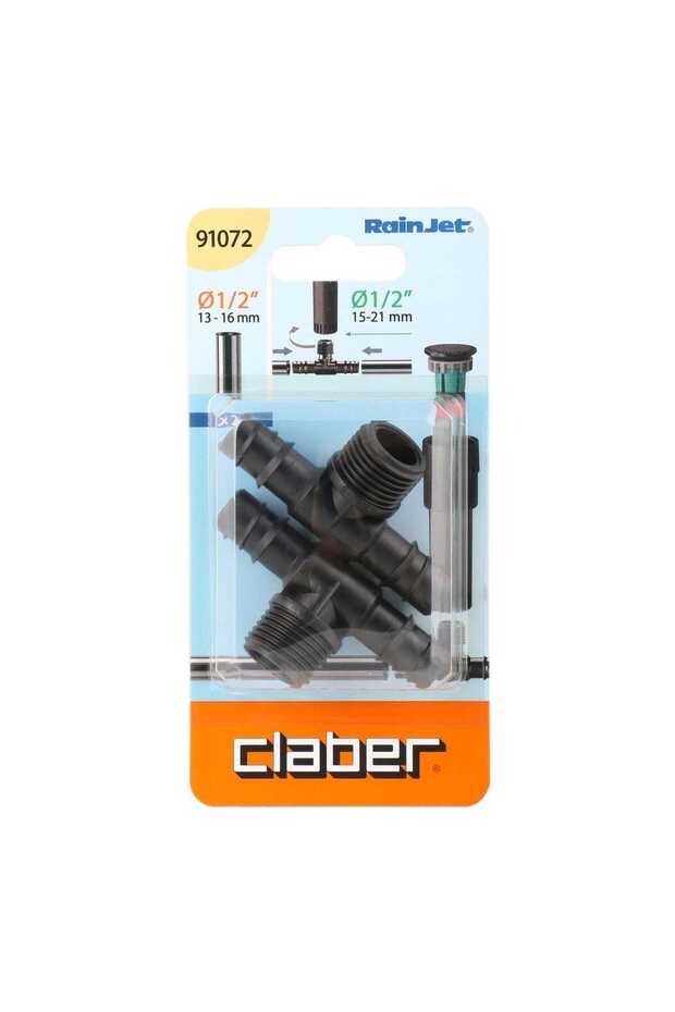 Threaded 3 Way Connect, Black